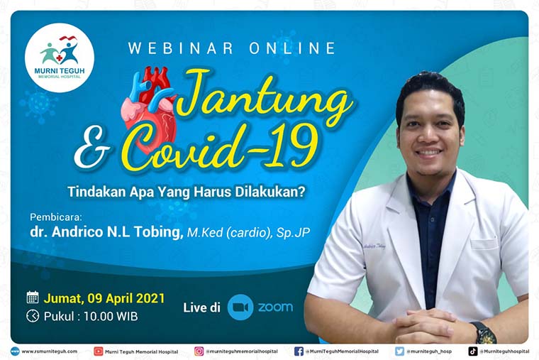 Zoom Webinar dengan Topik Jantung dan Covid-19