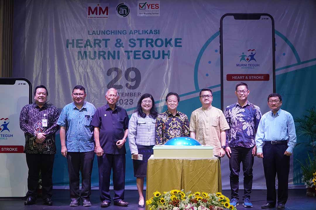 Launching Aplikasi Heart and Stroke Murni Teguh