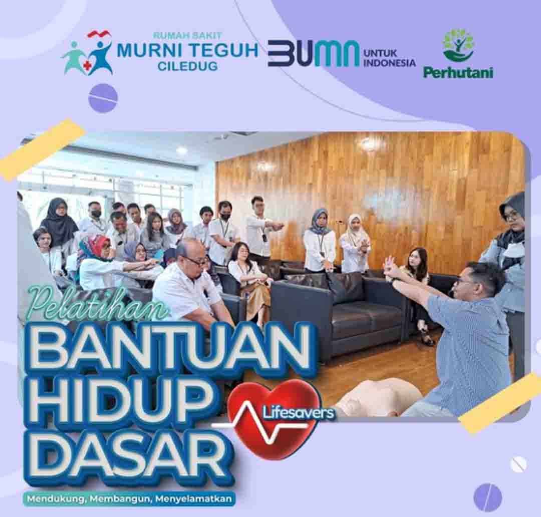 Bantuan Hidup Dasar (BHD) bersama karyawan PERUM PERHUTANI